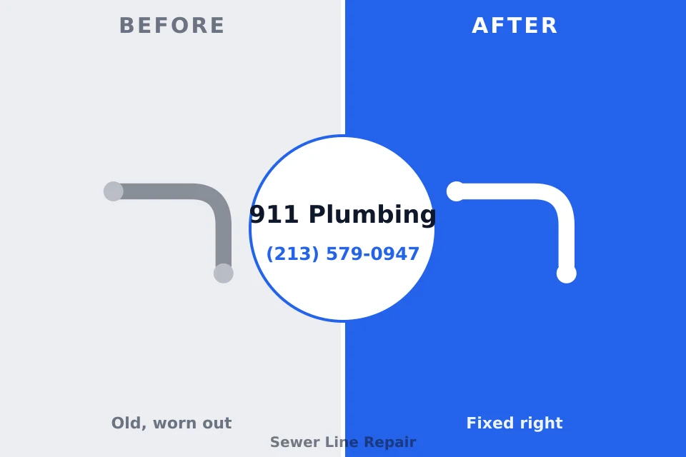 Before and after: plumbing repair Redwood Falls, MN